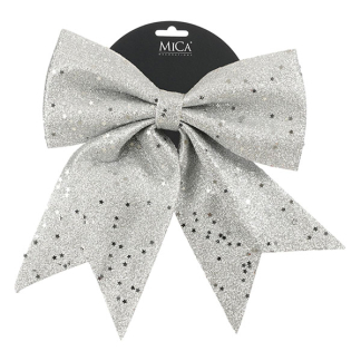 Mica Decorations Kerststrik | Mica Decorations | 24 x 28 cm (Zilver) 1181653 K151001995 - 1