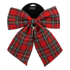 Mica Decorations Kerststrik | Mica Decorations | 28 x 34 cm (Rood, Geruit) 1199525 K151001982 - 1