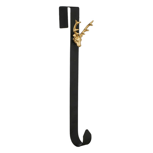 Mica Decorations Kranshanger | Mica Decorations | 38 cm (Metaal, Zwart) 1182236 K151002053 - 1