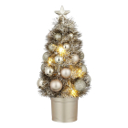 Mica Decorations Kunstkerstboom | Mica Decorations | 20.5 cm (10 leds, Binnen, Champagne) 1198699 K151002043 - 1