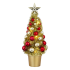 Mica Decorations Kunstkerstboom | Mica Decorations | 29 cm (15 leds, Binnen, Goud) 1198702 K151002046 - 1