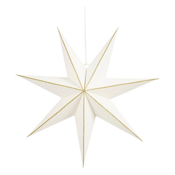 Mica Decorations Papieren kerstster | Mica Decorations | Ø 45 cm (Binnen, Wit) 1207420 K151002041 - 1