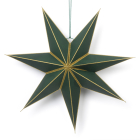Papieren kerstster | Mica Decorations | Ø 60 cm (7-punts, Binnen, Groen)