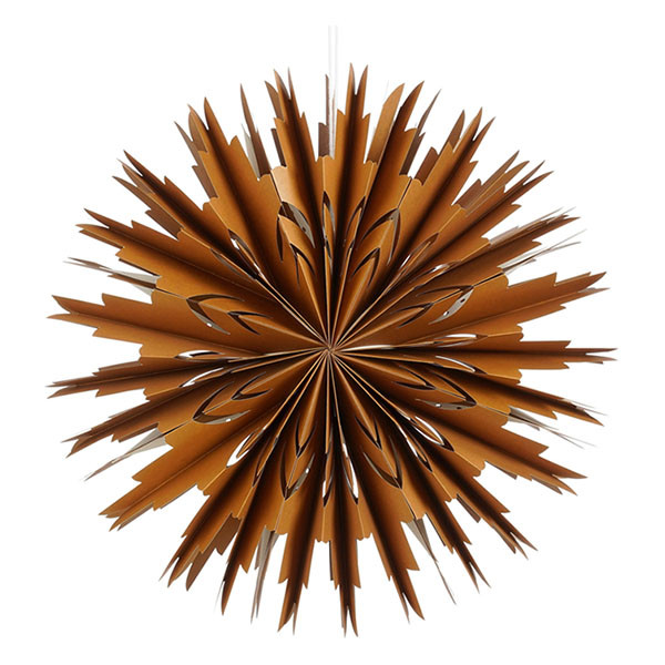 Mica Decorations Papieren sneeuwvlok | Mica Decorations | 18 x 50 cm (Binnen, Bruin) 1207422 K151002034 - 1