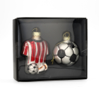 Mica Decorations Voetbal kerst ornament | Mica Decorations | Set van 2 (Glas) 1180090 K151000873 - 3