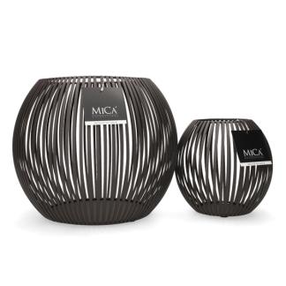Mica Decorations Windlicht | Mica Decorations | Set van 2 (Metaal, Zwart) 1178176 K151000858 - 3