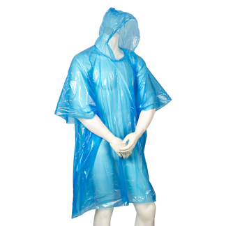 Mirage Regenponcho | Mirage | Rainfall (Unisize, Water- en winddicht, Blauw) KR3031 K170404586 - 1