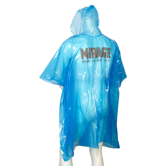 Mirage Regenponcho | Mirage | Rainfall (Unisize, Water- en winddicht, Blauw) KR3031 K170404586 - 2