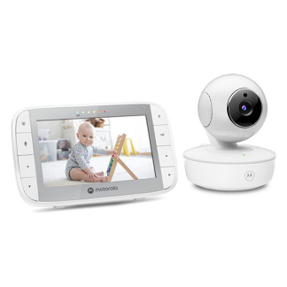 Motorola Babyfoon met camera | Motorola | VM55 (2 units, Nachtzicht, Digitale zoom, Slaapliedjes, 2 wegs audio. Binnen) 505537471024 K170406163 - 1
