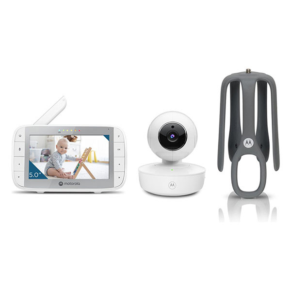 Motorola Babyfoon met camera | Motorola | VM55 (Ouderunit, Slaapliedjes, Gespreksfunctie, Geluidsdetectie, Nachtzicht) 505537471024 K170406163 - 2
