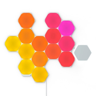 Nanoleaf Shapes Hexagons | Starterset | 15 stuks (Wifi, Muzieksensor, Touchbediening, Incl. voedingskabel) NL021 K170203443 - 