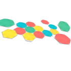 Nanoleaf Shapes Hexagons | Starterset | 15 stuks (Wifi, Muzieksensor, Touchbediening, Incl. voedingskabel) NL021 K170203443 - 1