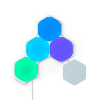 Nanoleaf Shapes Hexagons | Starterset | 5 stuks (Wifi, Muzieksensor, Touchbediening, Incl. voedingskabel) NL016 K170203440 - 