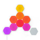 Nanoleaf Shapes Hexagons | Starterset | 9 stuks (Wifi, Muzieksensor, Touchbediening, Incl. voedingskabel) NL017 K170203441 - 3