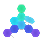 Nanoleaf Shapes Hexagons | Starterset | 9 stuks (Wifi, Muzieksensor, Touchbediening, Incl. voedingskabel) NL017 K170203441 - 4