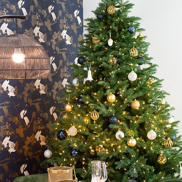 National Tree Company Kunstkerstboom | National Tree Company | Mulberry | 2.28 meter (800 leds, 3135 tips, PVC/PE) 31HMULG75L K151100034 - 2
