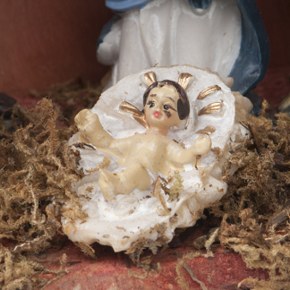 Nativity Kerststal | 20 x 10 x 14 cm | Decoris (MDF, Polyresin, 7 delig) 591356 K150303394 - 3