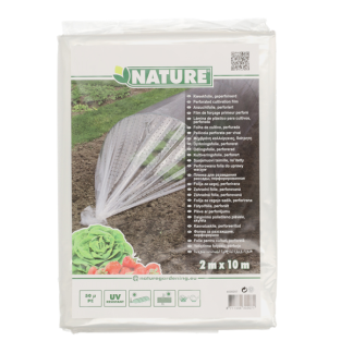 Nature Afdekfolie planten | Nature | 2 x 10 meter (Voor tunnelbogen, Geperforeerd, Uv-bestendig, Transparant) 6030207 K170106156 - 5