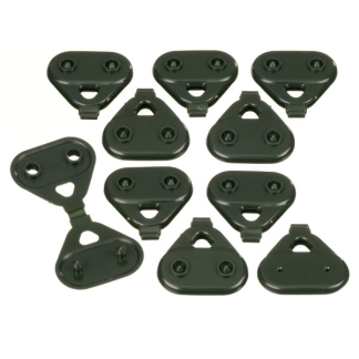 Nature Bevestigingsclip | Nature | 10 stuks (Voor geweven schermgaas, Groen) 6050391 K170112120 - 3