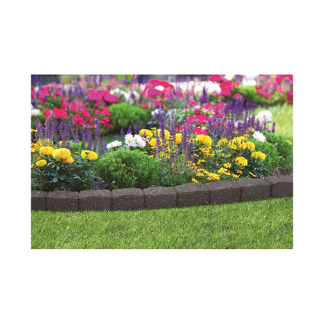 Nature Borderrand | Nature | 120 x 13 cm (Zaagbaar, Gerecycled rubber, UV-bestendig, Incl. grondpennen, Zwart) 6046101 K170130355 - 2