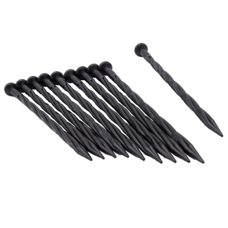 Nature Grondpennen | Nature | 20 cm (10 stuks, Zwart, Schroef) 6040663 K170501572 - 1