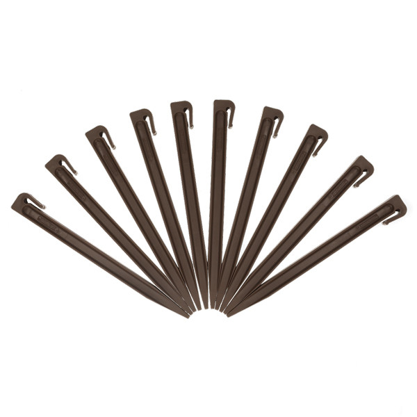 Nature Grondpennen | Nature | 26.7 cm (10 stuks, Voor borderrand van 15 cm, Taupe) 6040635 K170105565 - 2