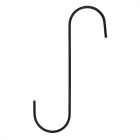 Haak | Nature | 30 cm (Groen, S-vorm, Roestvrij)