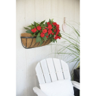 Nature Hanging basket | Nature | 61 x 16 cm (Smeedijzer, Langwerpig, Muurbevestiging, Zwart) 6070122 K170106200 - 3