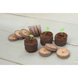 Nature Kokostabletten | Nature | Ø 3.5 centimeter (18 stuks) 6020021 K170106150 - 4