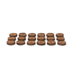 Nature Kokostabletten | Nature | Ø 3.5 centimeter (18 stuks) 6020021 K170106150 - 2