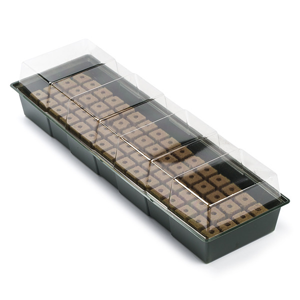 Nature Kweekbak met deksel | Nature | 49 x 15.5 cm (Incl. groeimedium, 64 vakjes) 6020218 K170130171 - 1