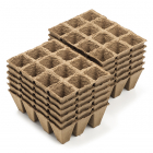 Nature Kweekpotjes | 12 x 12 stuks (Trays, Afbreekbaar, 4 x 4 x 5 cm) 6020128 K170130151 Nature Kweekpotjes | 12 x 12 stuks (Trays, Afbreekbaar, 4 x 4 x 5 cm) 6020128 K170130151