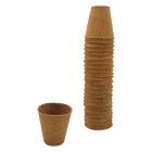 Nature Kweekpotjes | Nature | 24 stuks (Rond, Biologisch afbreekbaar, 6 x Ø 6 cm) 6020011 K170106233 - 1