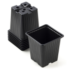 Kweekpotjes | Nature | 9.5 x 9 x 9 cm | 7 stuks (Vierkant)