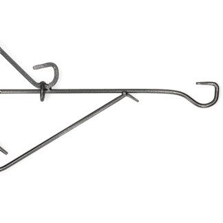 Nature Muurhaak | Nature | 35 x 28.5 cm (Smeedijzer, Zwart) 6070156 K170106204 - 2