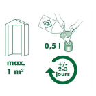 Nature Paraffine verwarmer | Nature | 0.5 liter | 1m² (Gegalvaniseerd metaal, Ophanghaak, Zilver) 6020420 K170106159 - 6