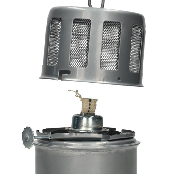 Nature Paraffine verwarmer | Nature | 0.5 liter | 1m² (Gegalvaniseerd metaal, Ophanghaak, Zilver) 6020420 K170106159 - 3