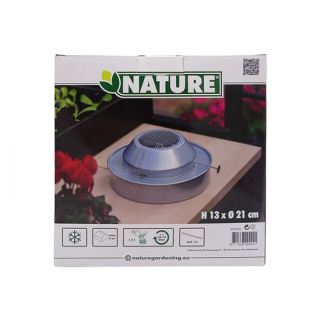 Nature Paraffine verwarmer | Nature | 1.7 liter | 2m² (Gegalvaniseerd metaal, Zilver) 6020422 K170106161 - 5
