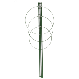 Nature Plantensteun | Nature | 60 centimeter (3 ringen, 3 stokken, Verzinkt staal) 6040340 K170106186 - 2