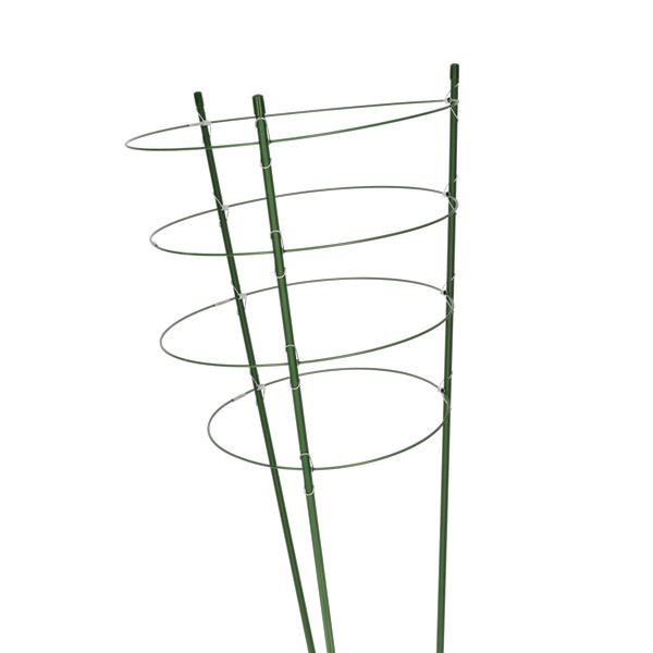 Nature Plantensteun | Nature | 60 cm (4 ringen, 3 stokken, Verzinkt staal) 6040341 K170106187 - 1