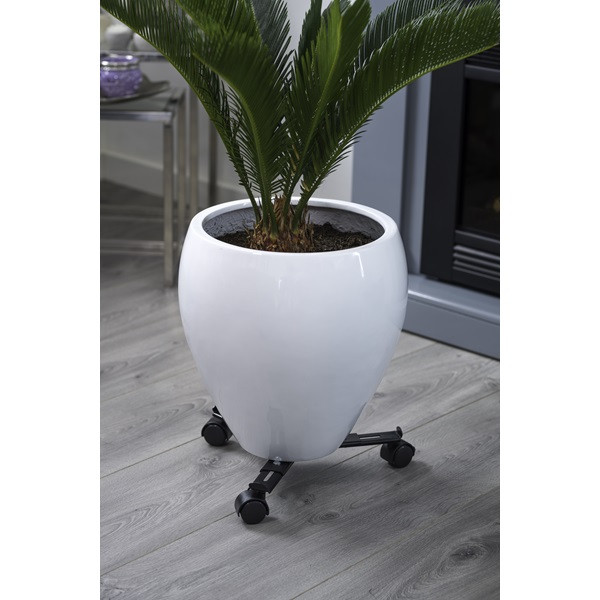 Nature Plantentrolley | Nature | Ø 27 tot 37 cm (Metaal, Verstelbaar, Binnen/buiten, Max. 100 kg, 3 wielen) 6070238 K170106193 - 3