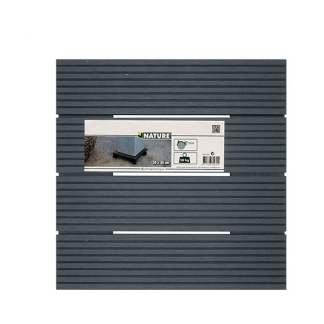 Nature Plantentrolley | Nature | 30 x 30 cm (Hout/Kunststof, Vierkant, Max. 50 kg, 4 wielen) 6070234 K170130207 - 4