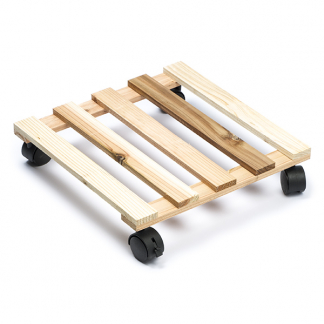 Nature Plantentrolley | Nature | 35 x 35 cm (Vurenhout, Vierkant, Max. 60 kg, 4 wielen) 6070232 K170130203 - 1