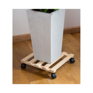 Nature Plantentrolley | Nature | 35 x 35 cm (Vurenhout, Vierkant, Max. 60 kg, 4 wielen) 6070232 K170130203 - 2