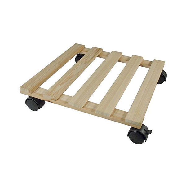 Nature Plantentrolley | Nature | 35 x 35 cm (Vurenhout, Vierkant, Max. 60 kg, 4 wielen) 6070232 K170130203 - 3