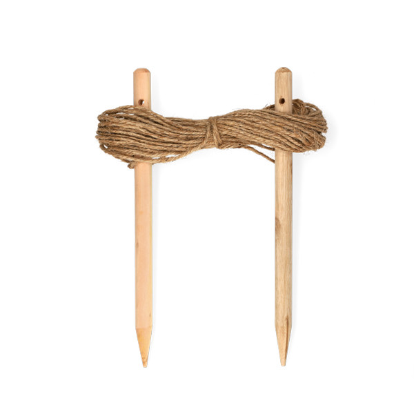 Nature Pootlijn | Nature | 30 x 20 meter (Set, Stokken, Touw) 6020306 K170106163 - 2