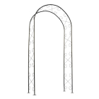 Nature Rozenboog | Nature | 100 x 37 x 230 cm (Metaal, Zwart) 6040803 K170130316 - 3