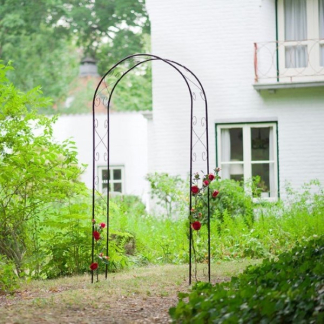 Nature Rozenboog | Nature | 100 x 37 x 230 cm (Metaal, Zwart) 6040803 K170130316 - 2