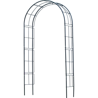 Nature Rozenboog | Nature | 229 cm (Metaal, Zwart) 6040802 K170130315 - 