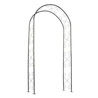 Nature Rozenboog | Nature | 230 cm (Metaal, Zwart) 6040803 K170130316 - 3